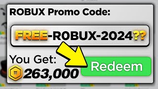 This SECRET Promo Code Gives FREE ROBUX 2024 [upl. by Stochmal]