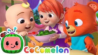 Yes Yes Vegetables Baby Animal Version  CoComelon Nursery Rhymes amp Kids Songs [upl. by Marlyn]