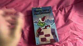 How The Grinch Stole Christmas 1966 VHS Review Redo [upl. by Lilahk289]