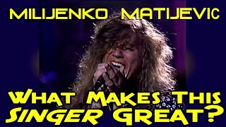 What Makes This Singer Great Milijenko Matijevic [upl. by Vivie622]