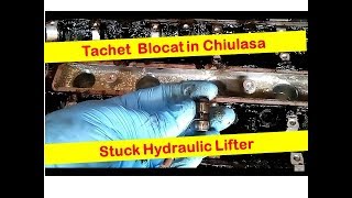 Tachet blocat in chiulasa Z12XE Stuck hydraulic lifter Corsa C [upl. by Srednas]