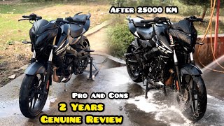 NS200 BS6 REVIEW AFTER 2 YEAR  25000 KM Ownership Review  NS200 Modified [upl. by Revkah]