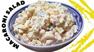 Macaroni Salad Recipe [upl. by Ellehsram]