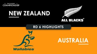 HIGHLIGHTS  NEW ZEALAND v AUSTRALIA  The Rugby Championship 2024 [upl. by Deuno430]