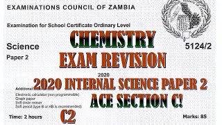 2020 INTERNAL SCIENCE PAPER 2 C2 chemistry alloy steel stainlesssteel gcse zambia [upl. by Howell580]