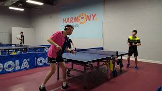 Elite TTC Goldenway Individual League  Div A  Henry Li 806 vs Zachary Mah 701  31 [upl. by Ayra]