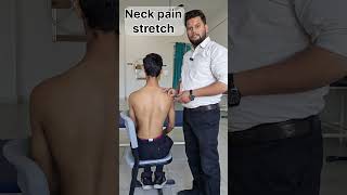 Neck Pain Relief Stretches neckstretch neckpain feed [upl. by Leinod]