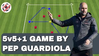 5v51 smallsided game by Pep Guardiola [upl. by Vaclav]