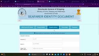 How to apply for B SID  Biometric Seafarer Identity Document Application Process [upl. by Lantha700]