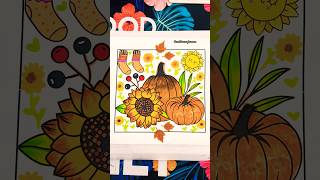 Pumpkin Paradise  Hello Fall Coloring Page shorts coloring fall pumpkin autumn coloringpages [upl. by Forbes]