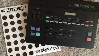 Carter USM Yamaha RX15 drum machine patterns [upl. by Aronel94]