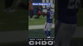 Devin Singletary  Clutch TD  New York Giants  madden25 [upl. by Rihaz]