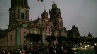 Zocalo Mexico City New Years Eve [upl. by Adolph337]