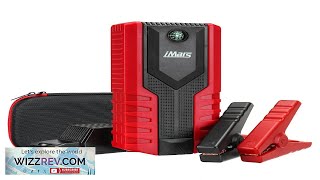 IMars IJ11 12 Volt Ultra Safe Portable Car Battery Starter 12000mAh Jump Review [upl. by Euqirdor280]