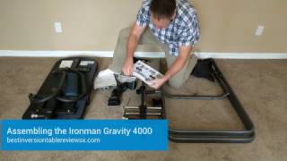 Ironman Gravity 4000 Inversion Table Assembly [upl. by Nisbet]