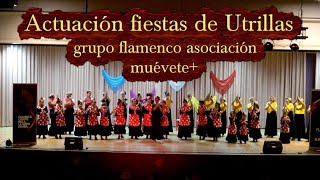 Actuación fiestas de Utrillas  grupo flamenco asociación muévete [upl. by Treulich]