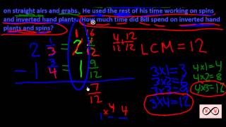 Fractions Module Lesson 518a Subtracting Fractions amp Mixed Numbers Advanced [upl. by Laet]