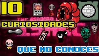 10 cosas que probablemente NO SABES de THE BINDING OF ISAAC AFTERBIRTH curiosidades [upl. by Hennebery]