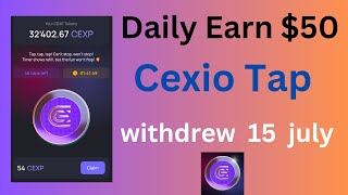 Daily Earn 50 Cexio new mining project Listing date 15july✅ [upl. by Filberto]