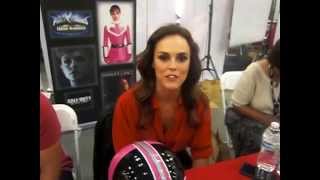 Powermorphicon 2014  Day 2  Erin Cahill  Power Rangers Time Force [upl. by Korns]