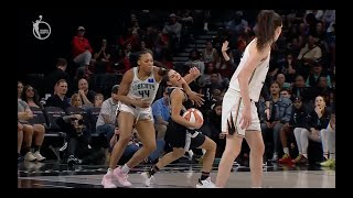 Missed Call Kelsey Plum Swung by the Neck amp No Foul Called WNBA [upl. by Gibbs]