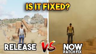 RELEASE VS PATCH FIX NOW GTA SAN ANDREAS DEFINITIVE EDITION IS FIXED [upl. by Notlim]