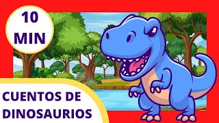 CUENTOS de DINOSAURIOS  Para niños  Cuentos infantiles animados historias y canciones sobre dinos [upl. by Haggar344]