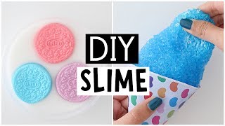 MAKING 4 AMAZING DIY SLIMES  Satisfying NO GLUE Slime Recipes [upl. by Ostraw73]