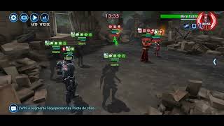 swgoh cheese way to get the red case in galactic challenge with the clone troopers [upl. by Elyag]