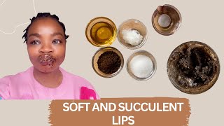 How to get rid of PIGMENTED Lip  DIY Homemade Coffee Scrub for PLUMP Lips [upl. by Niarb837]