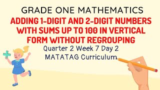 Grade 1 Mathematics Quarter 2 Week 7 Day 2 MATATAG Curriculum [upl. by Cedell]