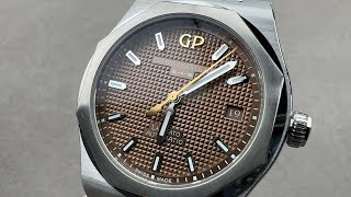 Girard Perregaux Laureato 810051131541CM Girard Perregaux Watch Review [upl. by Rosamund]