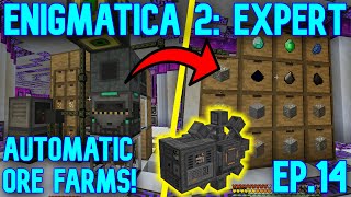 Setting Up Two Automatic Ore Farms  Minecraft E2E ep14 [upl. by Honan507]