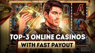 Top 3 online UK casinos  Online casinos with fast payout UK  Best UK casino websites [upl. by Janith]