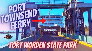 Port Townsend Ferry  Fort Worden State Park  Historic Downtown [upl. by Misab]