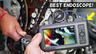 DEPSTECH DS300 Dual Lens Industrial Endoscope HD Digital Borescope Inspection Camera PRODUCT REVIEW [upl. by Yoo272]