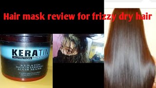 HAIR Mask Review for Frizzy Dry Hair [upl. by Ylak363]