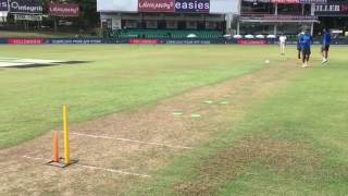 Ashwin and Jadeja spot bowling in nets [upl. by Irrahs758]