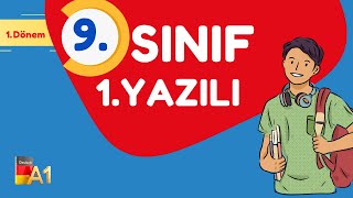 9Sınıf Almanca  1Dönem 1Yazılıya Hazırlık [upl. by Onra]