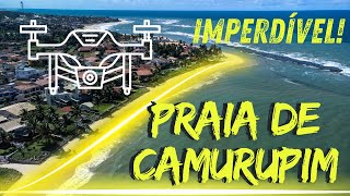 DRONE 4K  PRAIA DE CAMURUPIM NÍSIA FLORESTA  RN [upl. by Annecorinne505]