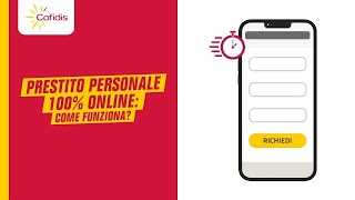 Prestito Personale 100 online come funziona  Cofidis [upl. by Celina467]