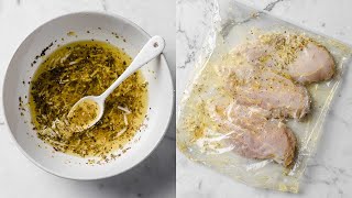 Quick Lemon Chicken Marinade  20 Minute Recipe [upl. by Anuala]