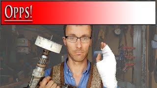 How to use a hole saw without breaking your wrist [upl. by Eelydnarb]