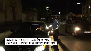 RAZIE A POLIȚIȘTILOR ÎN ZONA ORAȘULUI VIDELE ȘI FILTRE RUTIERE [upl. by Fantasia]