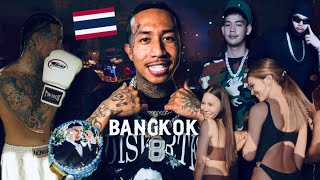 MBNel Muay Thai fight Birthday Party Studio with Thailand rappers VLOG [upl. by Tenom]