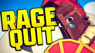 RAGE QUIT in Tabs Gladiator Campaign  Totally Accurate Battle Simulator [upl. by Macfadyn]