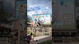 The Barnstormer coaster at DisneyWorld disneyparks disney amusementpark [upl. by Elinet487]