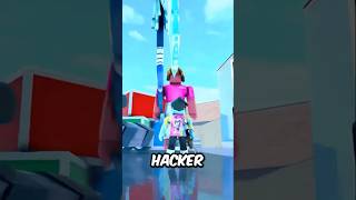 the HACKERS in MM2 Roblox roblox mm2 shorts [upl. by Aikemot]