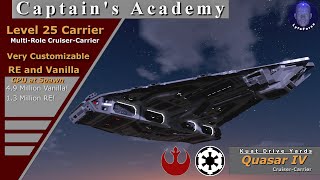 Captains Academy  quotQuasar IVquot Multirole STAR WARS Carrier for Empyrion Galactic Survival [upl. by Nagar]