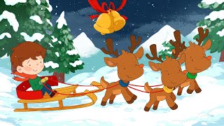 Canzoni di Natale per Bambini 🎅🔔 Jingle Bells in Italiano con tanti Disegni 🔔❄️ [upl. by Milstone]